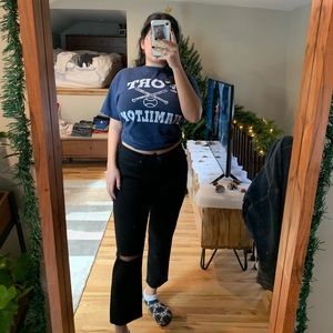 Mid Rise Boyfriend Jeans